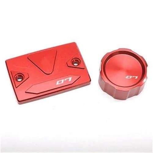 Tapa de depósito para MT-07 FZ07 2014-2021: cubiertas de líquido de frenos en color rojo