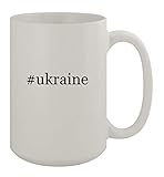 Knick Knack Gifts #ukraine - 15oz Ceramic White Coffee Mug, White