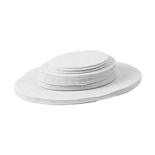 SMASOLO 48 Piezas Protector De Platos Posavasos Redondos Manteneros De Fieltro Gris