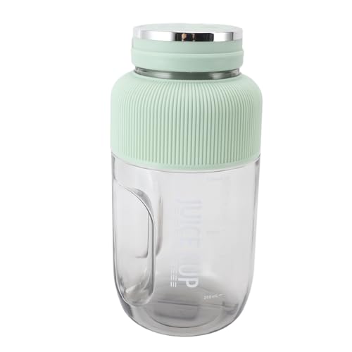 Large Capacity Portable Juicer Blender, Electric Juicer Cup for Nutrient Rich Juices, Stylish Design, 1.2L Fruit Cup with 1500mAh Battery Power (Light Green)