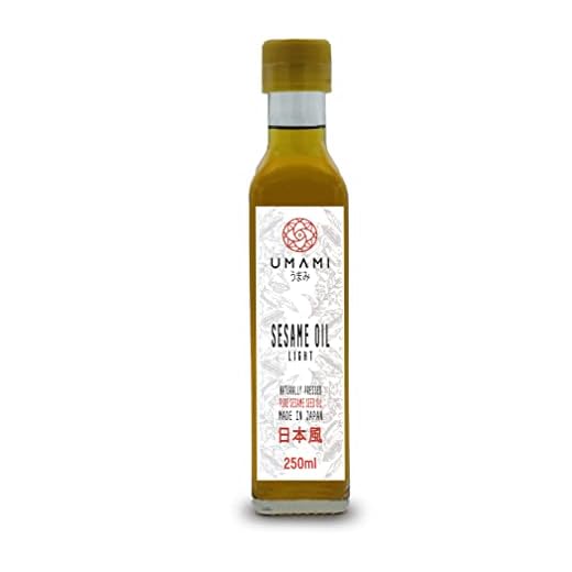 Umami Aceite de sésamo tostado ligero hecho en Japón 250 ml