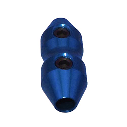 Xljoy Go Kart Aluminum Anodized Throttle Brake Cable Clamp Terminator Coupler(Blue) #TOP1