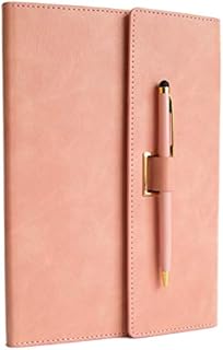 Pink Notebook and pen set | Journal notebook | Personalised notebooks for women | Faux Leather notebook A5 | Notepad and pen | Notebook cover | Note book and pen gift sets | Cute notebook aesthetic