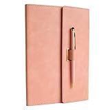 Pink A5 Journals for women & Men | Notebook and pen set | Journal | Notebooks for women | Faux Leather | Notebook and pen gift sets | Leather bound notebook |Premium lined pages