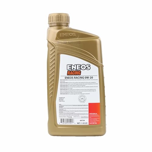 ENEOS 3901-300 Racing STREET 0W-20 Aceite para Motor 1 Quart miniatura 4