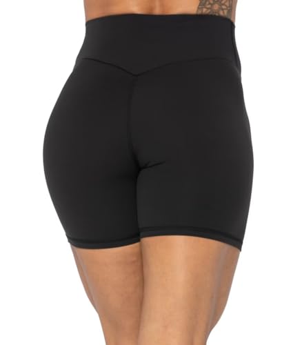 Image of Sunzel No Front Seam High Waist Biker Shorts for Women, Squat Proof Yoga Workout Gym Bike Shorts | 3, 5 Or 8-Inch Inseam, High Waisted, Tummy Control, No Front Seam, Buttery Soft, Compression Fit, Squat Proof