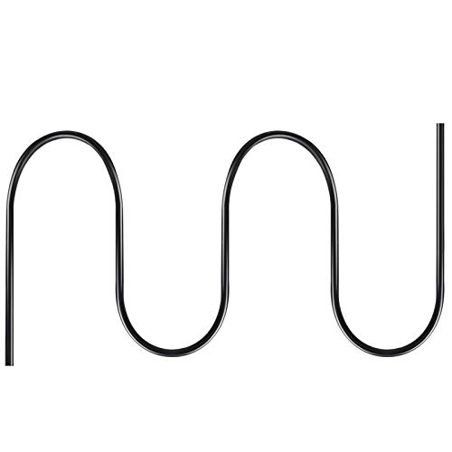 5 Feet Length High Temperature Silicone Vacuum Tubing Hose for Multiple Use (Black,1/4 inch, 6 mm) - Thumbnail 2
