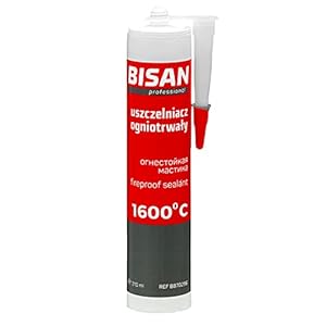 BISAN Silikon Dichtstoff Schwarz 1600 °C 310 ml