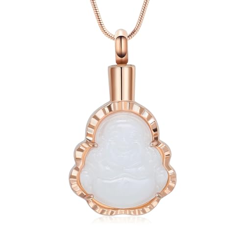 Bijoux de crémation pour cendres en acier inoxydable : collier d'urne commémoratif mixte