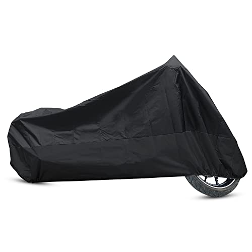 Uxcell L 190T Rain Dust Protector Scooter Black Motorcycle Cover 86" For Honda #TOP27