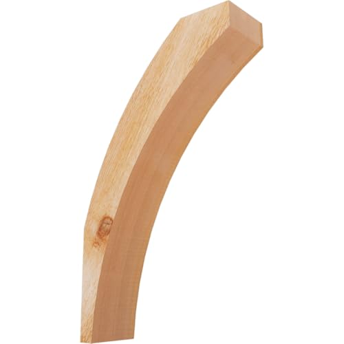 Ekena Millwork BRC04X12X20THR00RWR 4"W x 12"D x 20"H Thorton Rough Sawn Knee Brace, Western Red Cedar