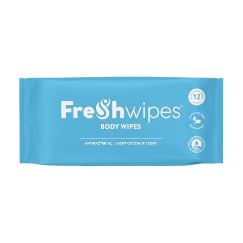 FreshWipes Antibacterial Body Wipes for Adults Cover