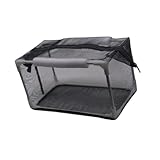 Leefasy Aquarium Separation Net Breeding Box Nylon Mesh Multipurpose Pp Frame with Zipper for Fish Spawn Hatchery Easily Install, 32x17x17cm