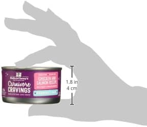 Miniatura 3 de Stella & Chewy's Carnivore Cravings Purrfect - Alimento húmedo para gatos sin granos, rico en proteínas, receta de pollo y salmón, (latas de 2.8