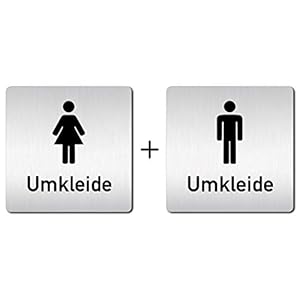 Türschilder24 Umkleide Türschild Set 258963