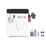 samsung gear live android wear 2.0 Couleur : noir RUI XI Batterie compatible pour montre connectée Samsung Gear Live SM-R382 R382 220 mAh 3,7 V EB-BR382FBE