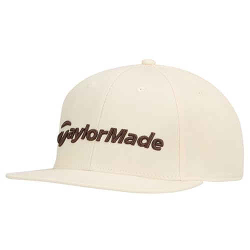 Casquette TaylorMade 2025 avec visière plate et snapback réglable