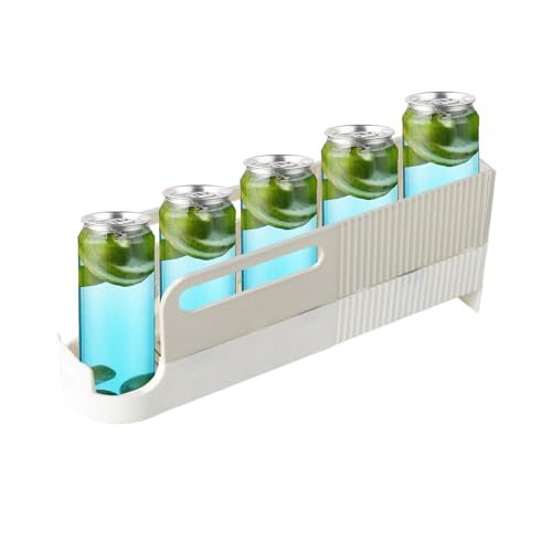 Generico Portabebidas para el frigorífico, Expositor de Almacenamiento – Organizador de latas de, para Cocina, despensa Bar, casa y congelador