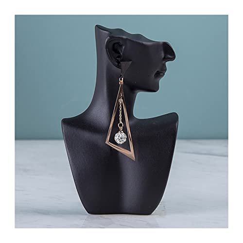 Présentoir à bijoux collier et boucles d'oreilles en résine LNNSHX
