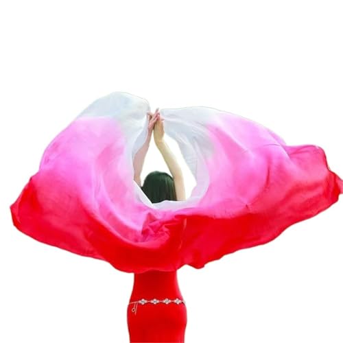 Voile de danse en soie Color7 de 200x90cm pour le bellydance