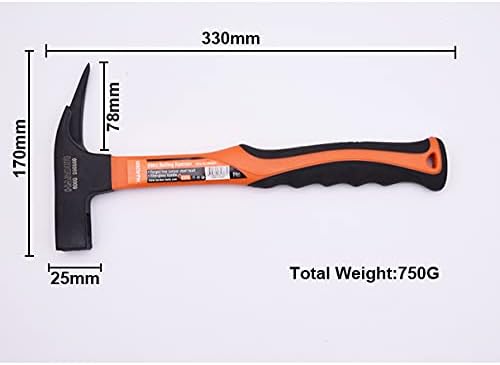 HARDEN 590660 Claw Roofing Hammer 600 gr fibreglass Handle Magnetic Nail Holder