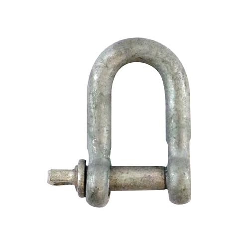 Timco 6Dsp Dee Shackle Galv 6Mm Pack Of 5