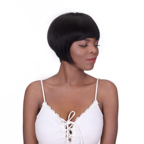 Réel coiffure headgear bobo cheveux courts pour dissimuler la perte de volume