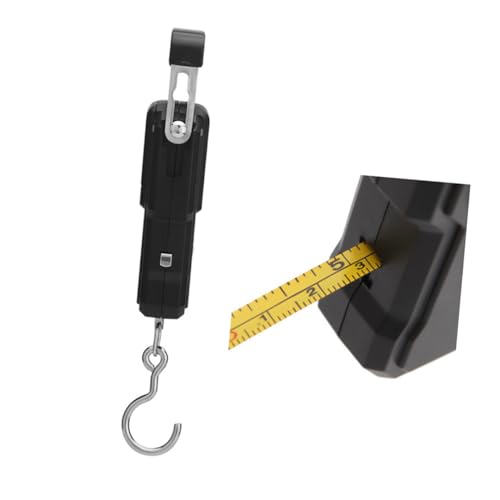 Digital Handheld Luggage Scale 75kg 10g LCD Display with Tape Measure