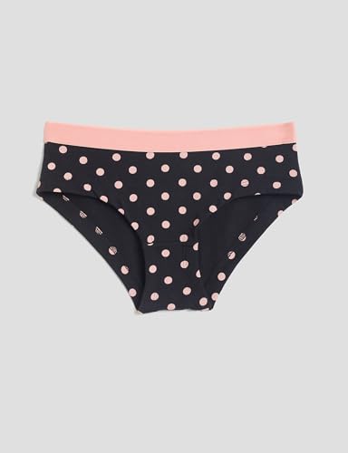 Image of Amazon Brand - Symbol Girls Assorted Prints Cotton Stretchable Briefs with Soft Waistband | Aged 3-14 Years (Available in Combo Pack of 3 and 6)