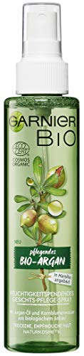 Garnier Gesichtsspray Kornblume Gesichtspflege, Naturkosmetik, Argan Feuchtigkeitsspendendes Gesichts-Pflege-Spray, Garnier Bio 1 x 150 ml