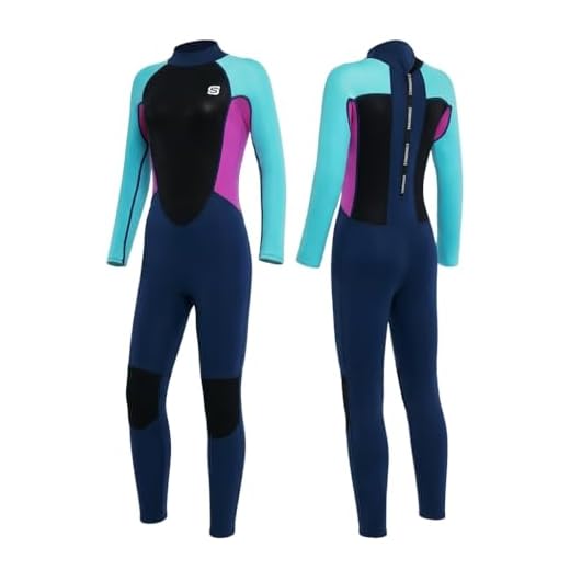 Neoprenanzug Kinder 2.5 mm, Ultra-Stretch Ganzkörper-Tauchanzug, einteilig, für Jugend Jungen Mädchen, Schnorcheln, Tauchen, Schwimmen, Surfen