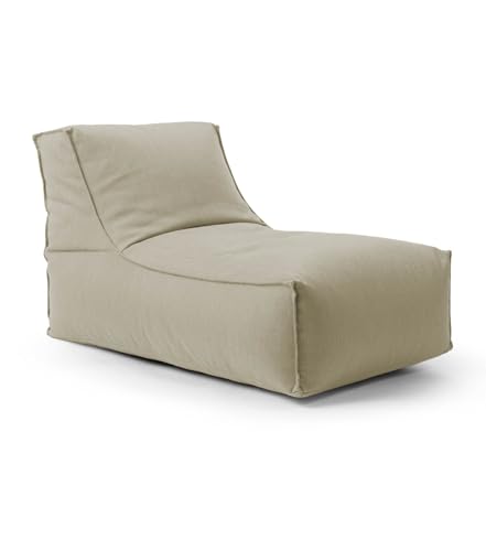 mokebo Outdoor Sitzsack für Kinder & Erwachsene 'Der Sundowner', Bean Bag mit Füllung oder Bodenkissen für Indoor & Outdoor, auch als Liegekissen, Relaxliege oder Liege in Sand