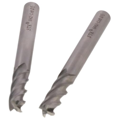 Image of Cutting Milling Tools 2pcs 1 /4 inch Durable Straight Shank Square End Mill Professional 4 Flute Mill Bits Milling Applications