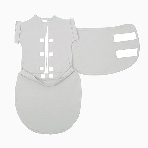 Image of embe 2-Way Transition Swaddle, 12-18 lbs, Arms & Legs In Or Out, Warm Up & Cool Down 100% Cotton, 3-6 Months