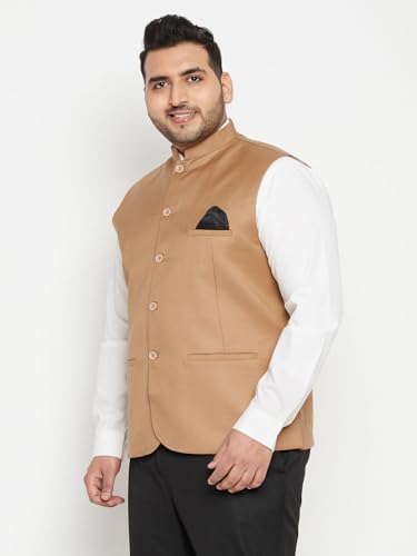 Image of Vastramay Plus Men's Nehru Jacket