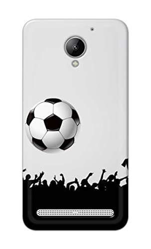 Image of Printed Hard Back Cover Case for Lenovo C2 k10a40 Back Cover (Football Icon) -1302