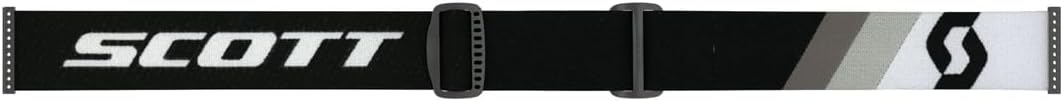 SCOTT 285538-7702053 Split OTG Sand Dust Goggle, Premium Black/White with Dark Grey Lens