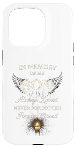 Memory of My Son Always Loved Never Forgotten Son Memorial �X�}�z�P�[�X iPhone 15 Pro �p