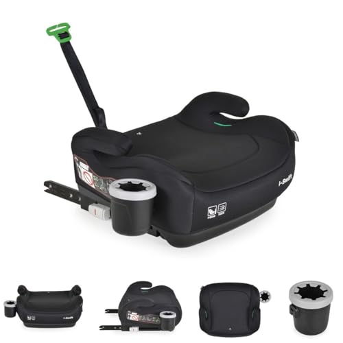 Canguro seggiolino per bambini seggiolino di rialzo i-Swift (125-150cm) gruppo 3, colori:nero bianco