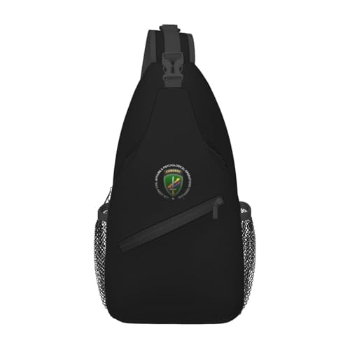 Morrales sling impermeable para hombre, negro, pequeño miniatura 2