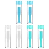 Oruola 6pcs Contact Lens Plunger,Contact Suction Cup,Soft Contacts Lens Remover Tool,Silicone Comfort Contacts Plunger Suction Holder,Scleral Len Inserter for Hard and Soft Lenses,3 Clolors