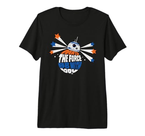 T-shirt Star Wars BB8 en coton premium imprimé pour fan de la saga