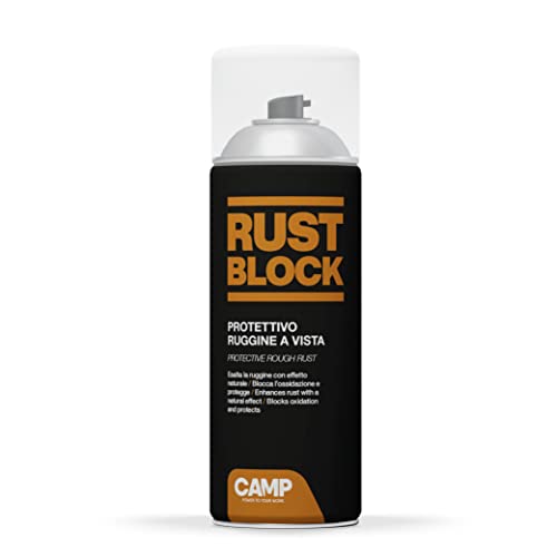 ‎CAMP RUSTBLOCK Protettivo Ruggine a vista, trasparente e satinato, 400 ml