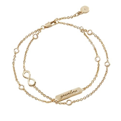 Alex and Ani Grandma Infinity Chain Double Strand...