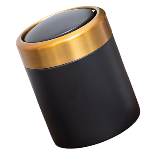 Mini poubelle avec couvercle amovible en inox pour chambre et coiffeuse