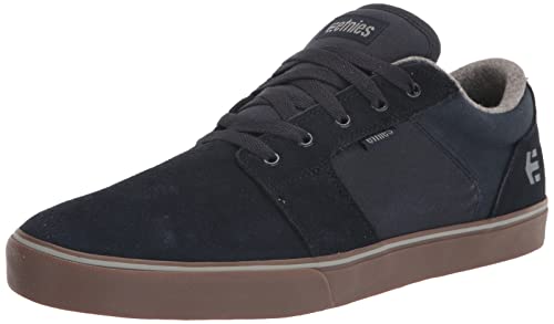 Etnies Men's Barge LS Skate Shoe, Dark Blue/Gum, 7.5