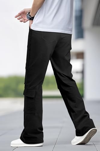 GINGTTO Mens Cargo Pants Relaxed Fit Stretch Cargos for Men Waterproof Outdoor Pants2