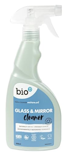 Bio-D Spray de vidrio y espejo (500 ml, 4 unidades)