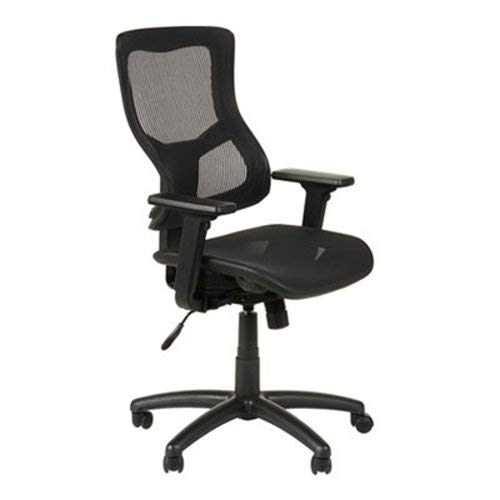 Alera Aleelt4218S Elusion Ii Series 275 Lbs. Capacity Suspension Mesh Mid-Back Synchro Seat Slide Chair - Black #TOP25