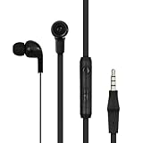 Egghead® Earbud Headset with in-Line Mic, Volume Control, 4-Foot PVC Cord, 3.5mm TRS Plug, Budget-Friendly, Medium and Large Silicone Tips, Pack of 50